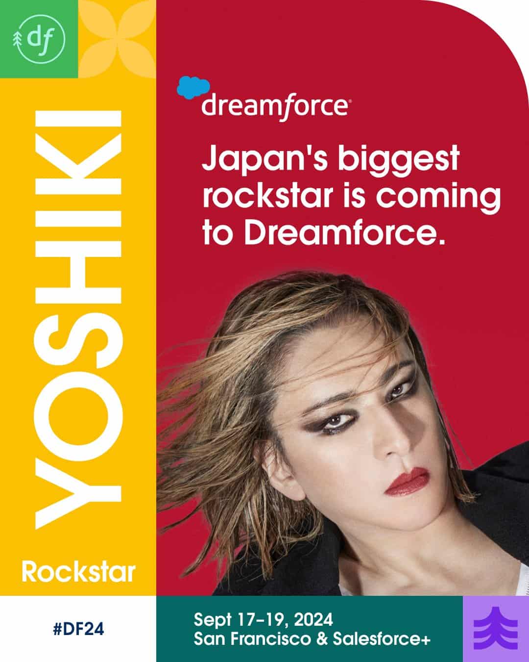 YOSHIKI to Speak at DREAMFORCE 2024, the World’s Largest AI Cloud